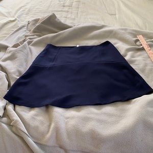 Vince Camuto navy blue skater skirt